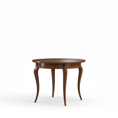 Mesas redondas, mesa de comedor redonda, mesa de diseñador redonda de madera lacada de alto brillo 95/295cm muebles
