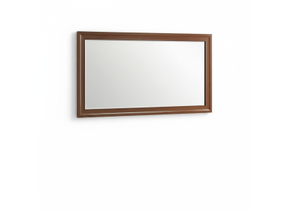 Espejo de pared clásico con marco de madera. Espejo mueble Nuevo 142 x 77cm. Diseño de vidrio nuevo.