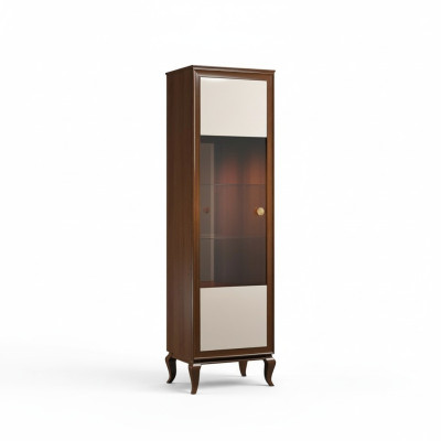 Clásicos armarios vitrinas muebles de salón armario vitrina de lujo noble con vidrio