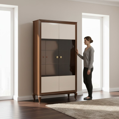 Vitrina de lujo del salón Muebles gabinete vitrinas de vidrio gabinetes de diseñador cómoda