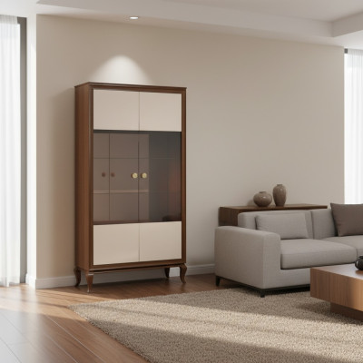 Vitrina de lujo del salón Muebles gabinete vitrinas de vidrio gabinetes de diseñador cómoda
