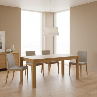 Diseño de mesa de comedor estilo antiguo Mesa de comedor mesas modernas sala de estar madera 160/220cm.