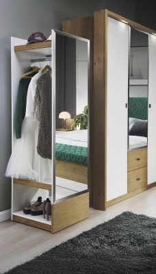 Gabinete espejo armario dormitorio puertas flotantes de 55 cm nuevos.