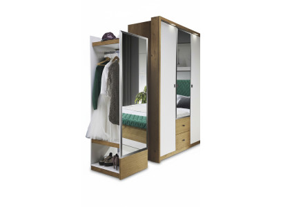 Gabinete espejo armario dormitorio puertas flotantes de 55 cm nuevos.