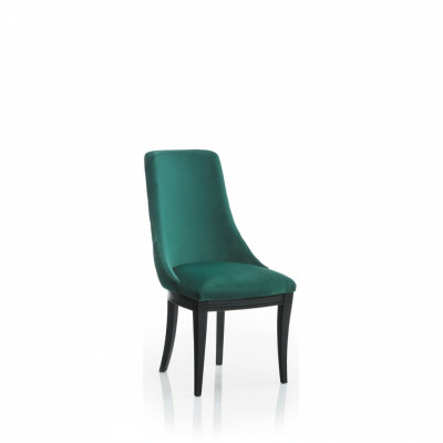 Diseñador de lujo Silla clásica de comedor Sillas Asiento Moderno de madera maciza Sillón