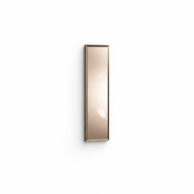 Espejo de pared clásico con marco de madera, mueble espejo nuevo 90x25cm marco de vidrio de pared