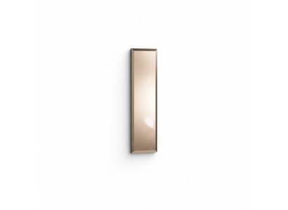 Espejo de pared clásico con marco de madera, mueble espejo nuevo 90x25cm marco de vidrio de pared