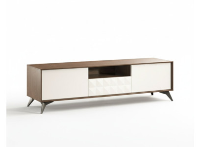 Mueble de diseño con pared de televisión, cómoda de bajo lujo, estantes nuevos, cómoda, armario.