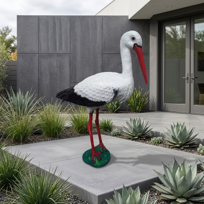 Abstrakter Storch Vogel Garten Dekoration Statue Neu Skulpturen Figuren Skulptur --> Estatua de decoración abstracta de cigüeña pájaro de jardín, esculturas de figuras escultura nuevas.