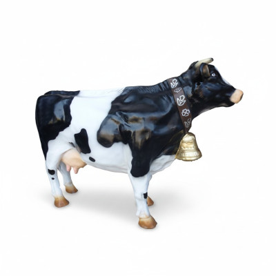 Exhibidor de decoración de vaca granja decoración jardín escultura de vaca 75cm XXL nueva
