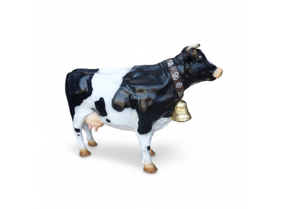 Exhibidor de decoración de vaca granja decoración jardín escultura de vaca 75cm XXL nueva