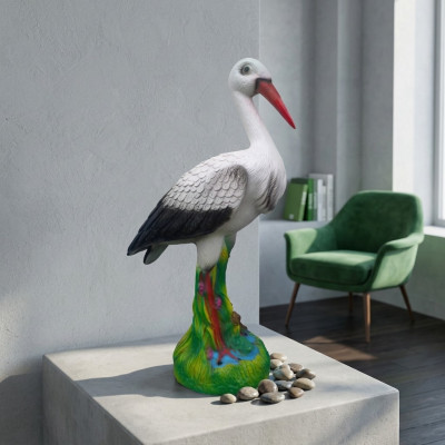 Estork abstracto Ave jardín decoración Estatua Escultura Figuras Escultura Nuevo