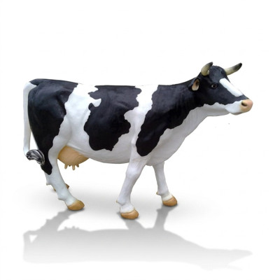 Expositor de decoración de vaca de granja de jardín, escultura de vaca de 210 cm nuevo.