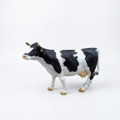 Exhibidor decorativo de resina de vaca para jardín, granja, escultura de vaca, 240 cm de altura, nuevo.