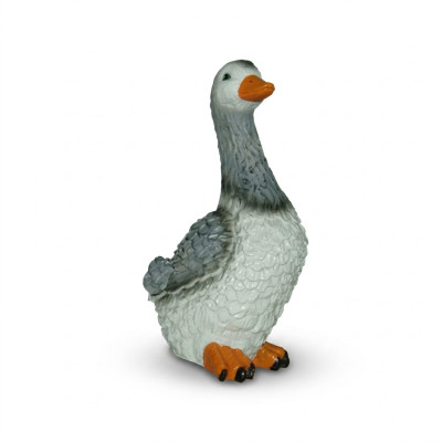 Estátua decorativa de pato para jardín, figuras y estatuas de plástico de 44 cm a tamaño real.