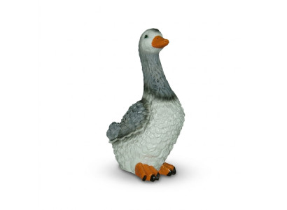 Estátua decorativa de pato para jardín, figuras y estatuas de plástico de 44 cm a tamaño real.
