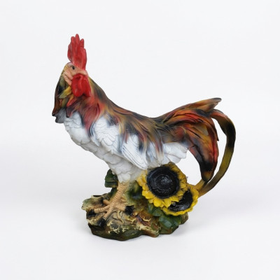 Figura decorativa de gallina de plástico. Decoración de Pascua. Figura de jardín de gallina. Altura 50 cm. Nuevo.