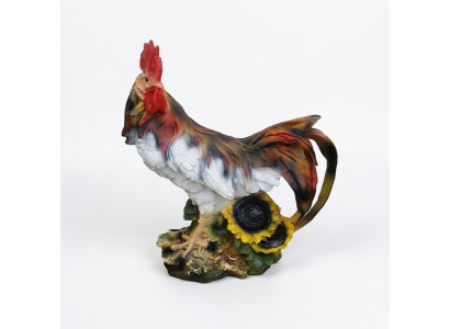 Figura decorativa de gallina de plástico. Decoración de Pascua. Figura de jardín de gallina. Altura 50 cm. Nuevo.