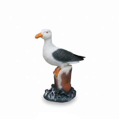 Figura decorativa de gaviota pájaro figuras de jardín escultura estatuas esculturas 43cm nuevo.