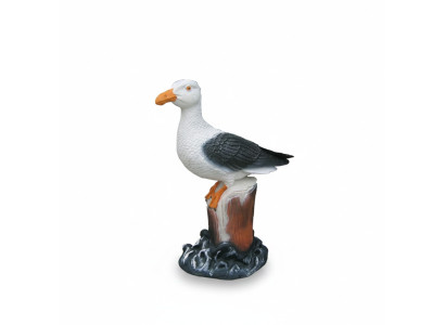 Figura decorativa de gaviota pájaro figuras de jardín escultura estatuas esculturas 43cm nuevo.