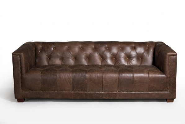 Chesterfield 3+1 juego de sofás de 1 plaza. Sofá de tela de cuero para el sofá.