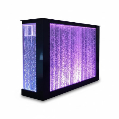 Mesa de bar agua pared barra mostrador mesa de bar iluminada barra de bar estante de LED.