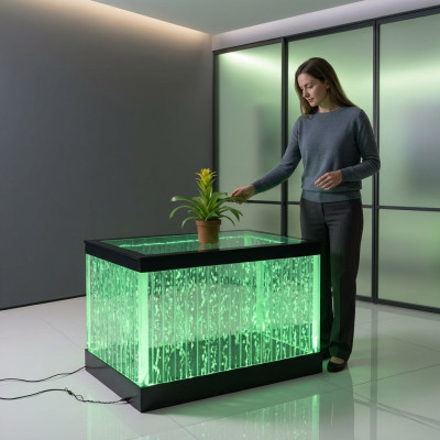 Diseño Mesa Mesa de centro Agua Columnas Columna Sofá Mesas LED
