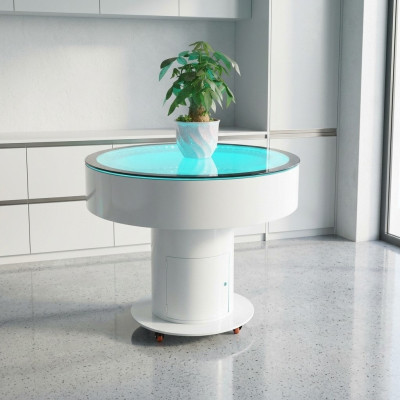 Mesa redonda Mesa alta Barredor Mesas redondas Agua LED iluminado Juego de agua LED