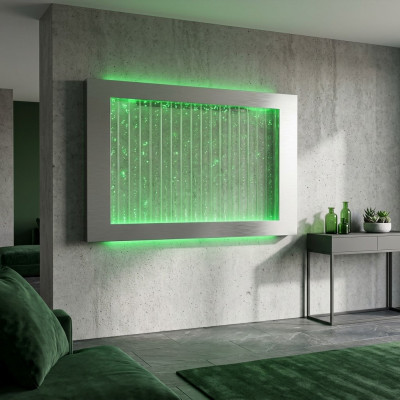 Panel de pared con burbujas de agua, panel de agua LED, cuadro de agua diseñado.