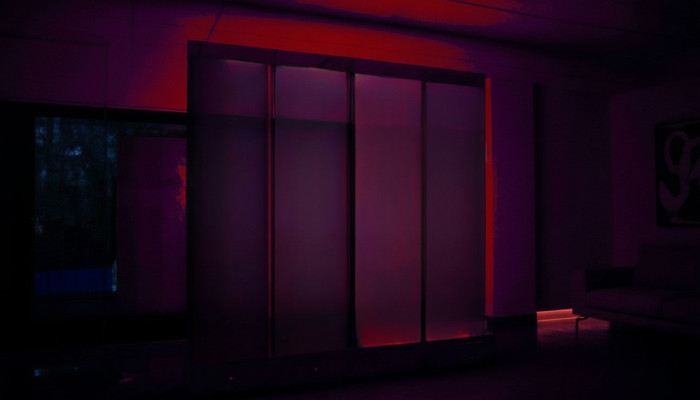 Panel de pared con burbujas de agua LED Panel de agua decorativo de diseñador
