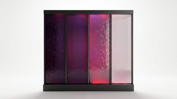Panel de pared con burbujas de agua LED Panel de agua decorativo de diseñador