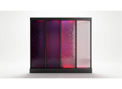Panel de pared con burbujas de agua LED Panel de agua decorativo de diseñador