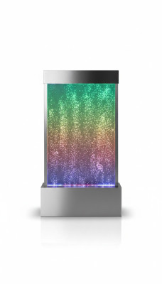 Panel de pared LED con pared de agua, burbujas de agua, decorativo, moderno.