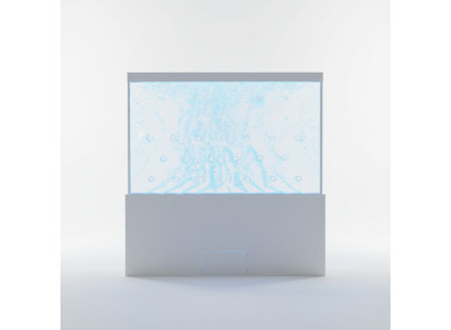 Moderna partición pared de agua LED decorativa pared de agua iluminada.