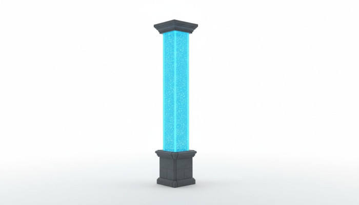 Diseñador 270cm columna de agua xxl columna de agua bar local pared de agua