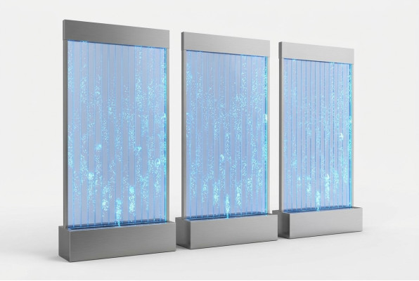 Panel de pared Pared separadora Pared de agua Paredes Pared LED Pared de agua Diseño