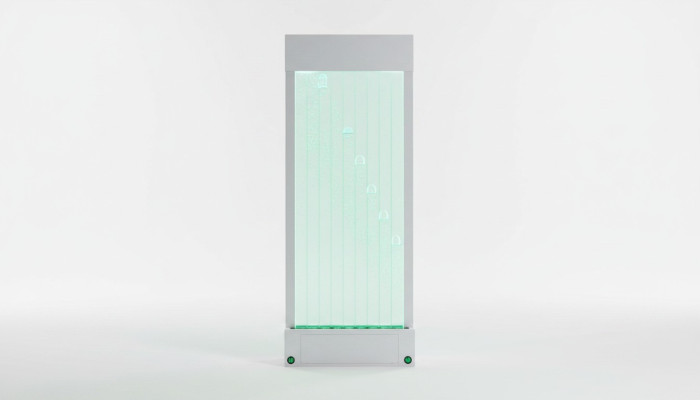 Separador Estante Armario Pared de agua Pilar Paredes LED 100x200