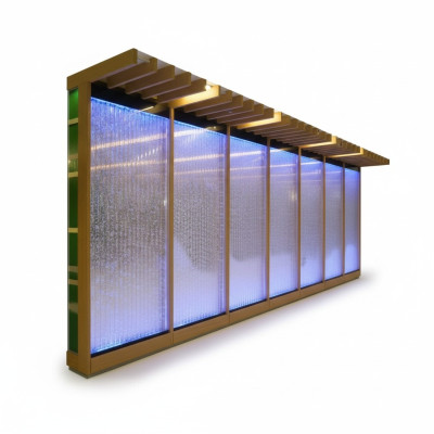 Pared separadora, estante, armario, pared de agua, columna, paredes LED 60x240, paredes de agua Waterwall.