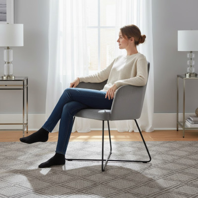 Diseño Silla Asiento Práctica Comedor Sillas Textil Tela Tapizado Espera Bufete