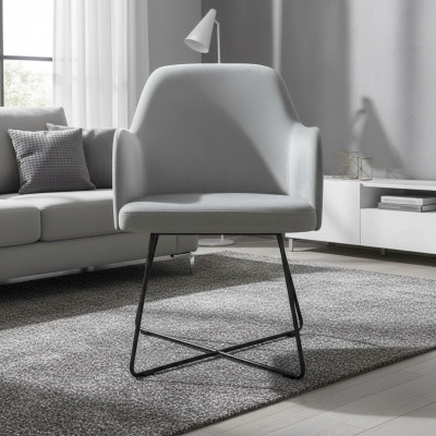 Diseño Silla Asiento Práctica Comedor Sillas Textil Tela Tapizado Espera Bufete