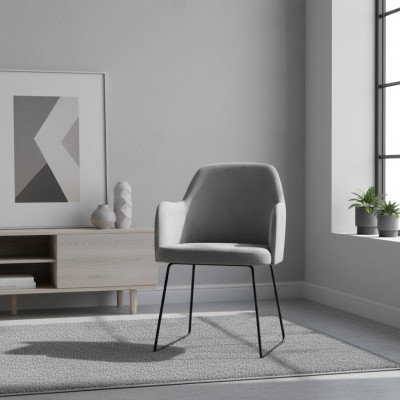Diseño Silla Asiento Práctica Comedor Sillas Tela Textil Tapicería Espera Oficina