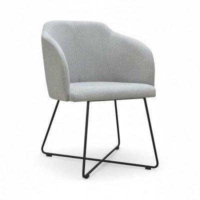 1x Silla de comedor Sillón Silla de salón Sillón reclinable Silla tapizada con