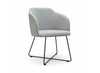 1x Silla de comedor Sillón Silla de salón Sillón reclinable Silla tapizada con