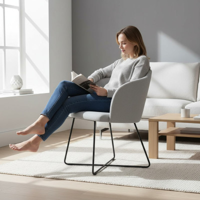 Diseño de set de sillas 6x Silla Grupo Conjunto Sillón Silla de espera Sala de estar Comedor