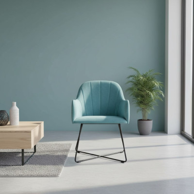 Silla 6x comedor televisión club textil asiento sillón juego nuevo salón