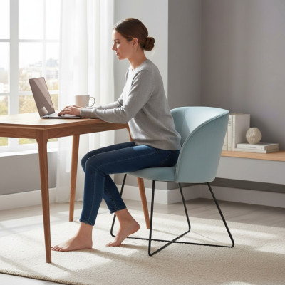 Silla 4x sillón comedor salón tela asiento juego Nuevo Club televisión silla tapizada