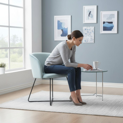 Silla 8x Silla de comedor Tapizada Sala de estar Sillón de tela Juego nuevo