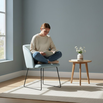 Silla 8x silla tapizada de comedor tela de televisión asiento sillón conjunto nuevo Club