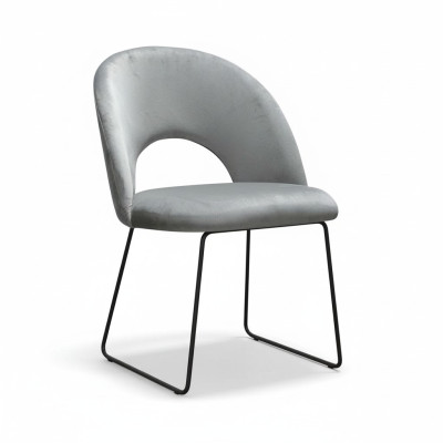 Diseño de silla de sala de espera, asientos de silla de práctica de sala de estar, sillas de comedor de tela acolchada.