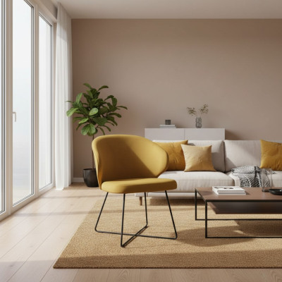 Silla de comedor tapizada 6x, sillón de salón de televisión, de tela, juego de sillones nuevo.